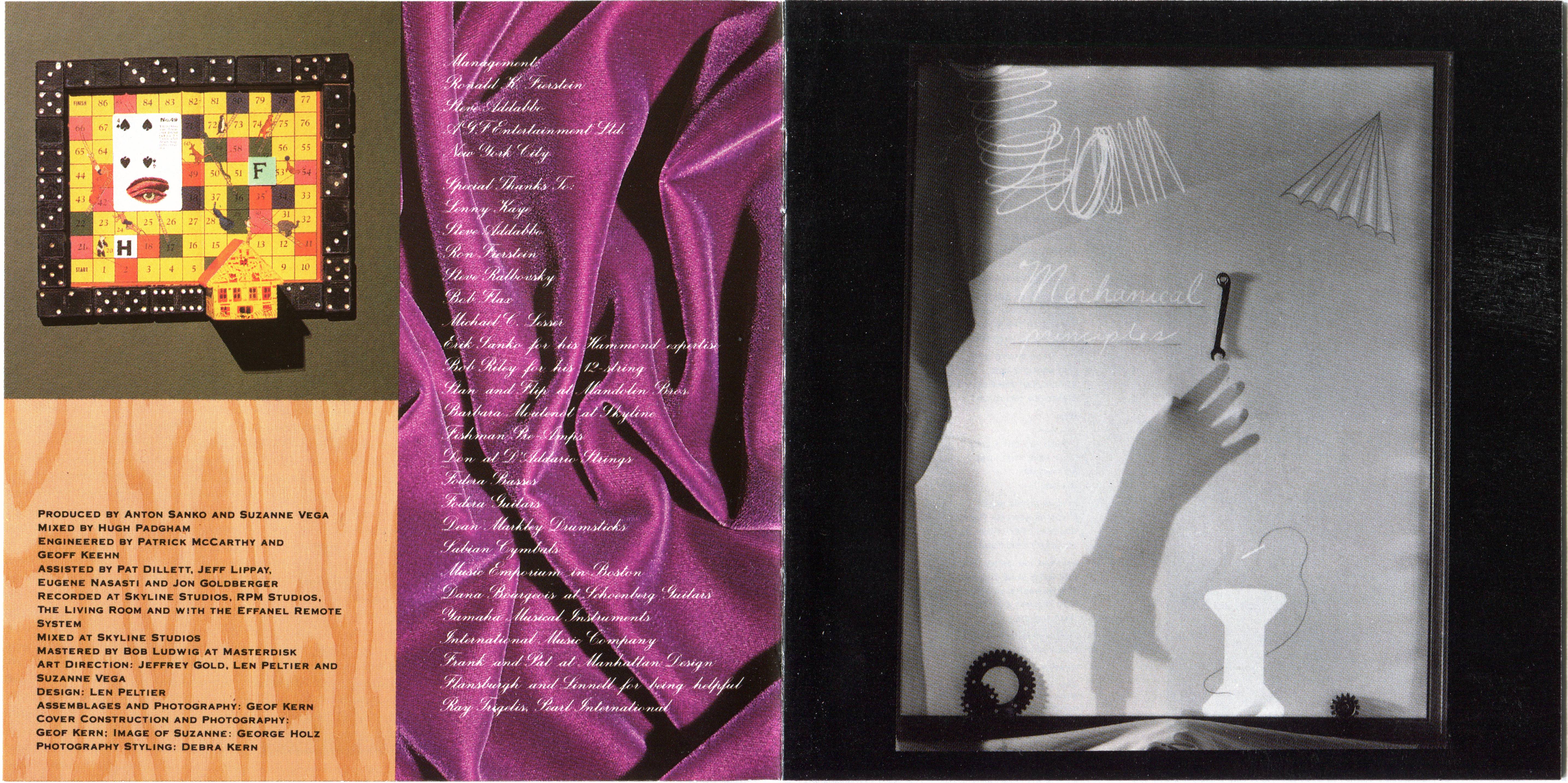 Suzanne Vega  Days Of Open Hand : Booklet 1